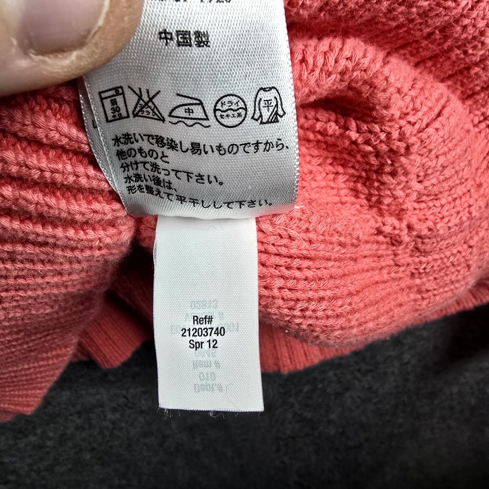 Eddie Bauer Women‎ XS Pink Coral Button Down Cardigan Sweater Pockets Girly Cute - Picture 8 of 13